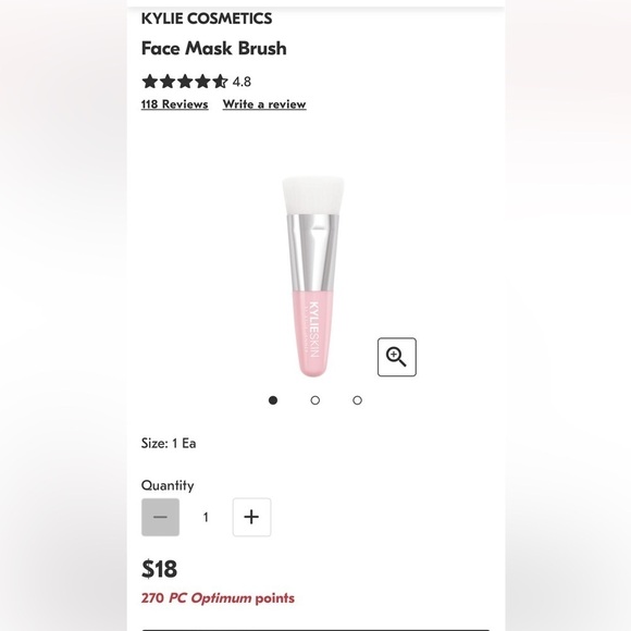 Kylie Cosmetics Other - NWT KYLIE Skin Face Mask Brush